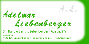 adelmar liebenberger business card